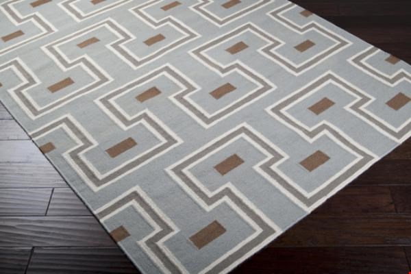 Surya Frontier Foggy Blue (FT-69) Square 1'6" x 1'6"