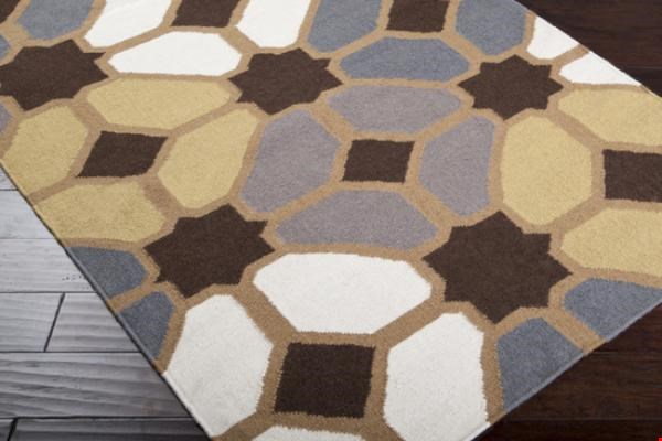 Surya Frontier Charcoal Gray (FT-70) Square 0'6" x 0'6"