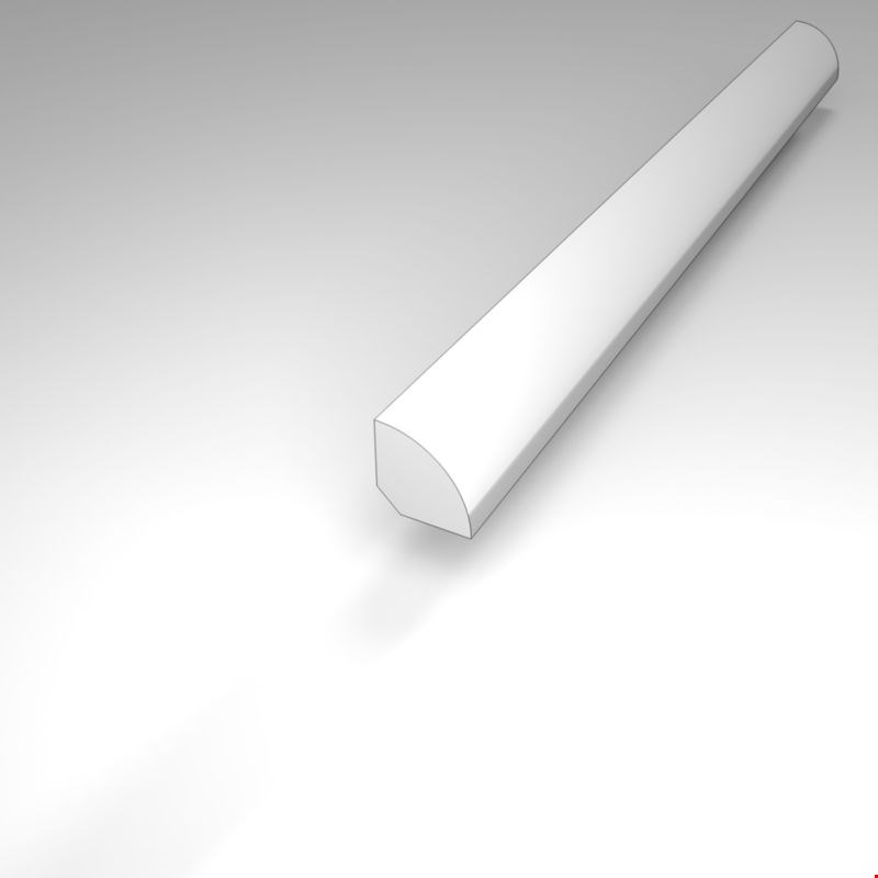 Mohawk Grosvenor Square:  Quarter Round Champagne Merbau - 94" Long