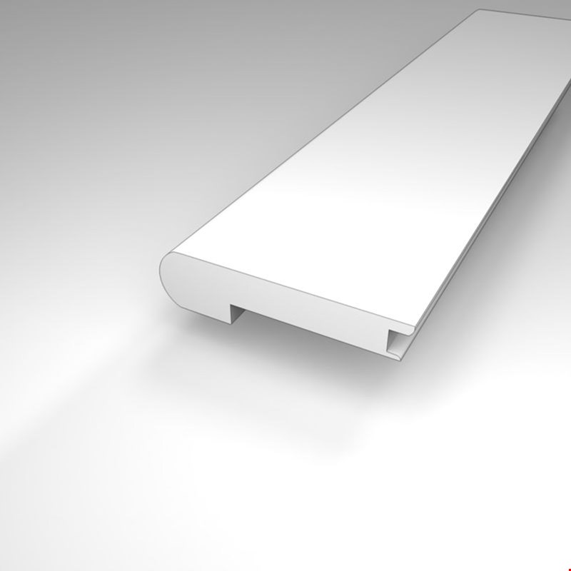 Mohawk Grosvenor Square:  Stair Nose Champagne Merbau - 94" Long