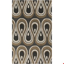 Surya Goa Pewter (G-5136) Rectangle 5'0