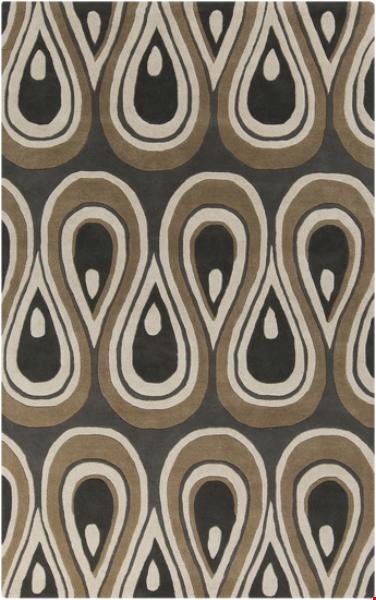 Surya Goa Pewter (G-5136) Rectangle 5'0" x 8'0"