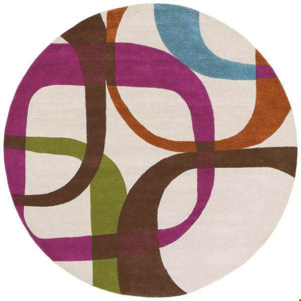 Surya Campbell Laird Goa Ivory (G-96) Round 7'9" x 7'9"