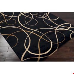 Surya Mugal Jet Black (IN-8006) Rectangle 2'0