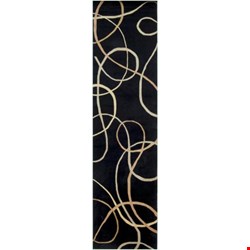 Surya Mugal Jet Black (IN-8006) Rectangle 2'6