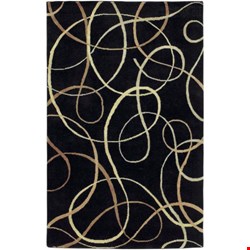 Surya Mugal Jet Black (IN-8006) Rectangle 5'0