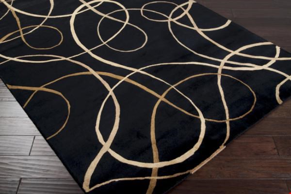 Surya Mugal Jet Black (IN-8006) Rectangle 9'0" x 13'0"