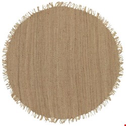 Surya Jute Natural Wheat (JUTE NATURAL) Round 8'0