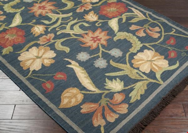 Surya Jewel Tone Midnight Blue (JT-21) Square 1'6" x 1'6"