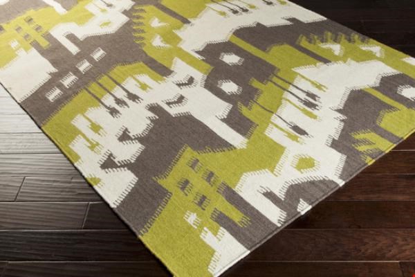 Surya Jewel Tone Wasabi (JT-237) Rectangle 3'6" x 5'6"