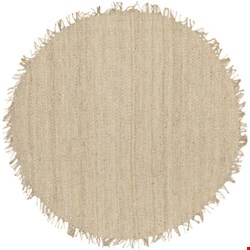 Surya Jute Bleached Antique White (JUTE BLEACH) Round 8'0
