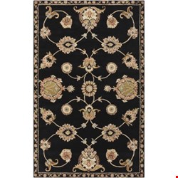 Surya Langley Coal Black (LAG-1004) Rectangle 5'0