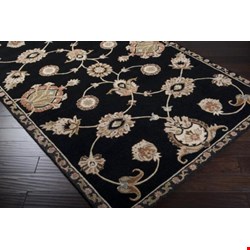 Surya Langley Coal Black (LAG-1004) Rectangle 9'0