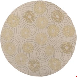 Surya Julie Cohn Labrinth Parchment (LBR-1001) Round 8'0