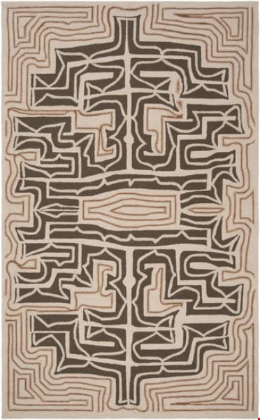 Surya Julie Cohn Labrinth Mushroom (LBR-1003) Rectangle 5'0" x 8'0"