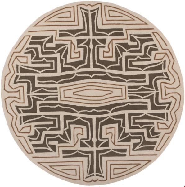 Surya Julie Cohn Labrinth Mushroom (LBR-1003) Round 8'0" x 8'0"