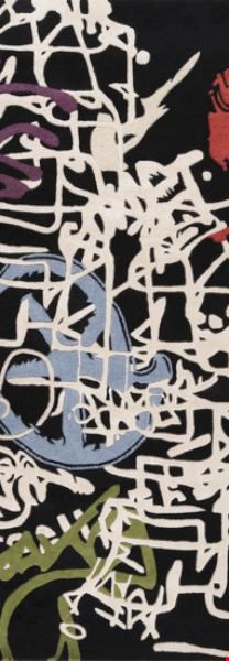 Surya Mike Farrell Lies Caviar (LIE-6003) Rectangle 2'6" x 8'0"