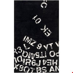 Surya Mike Farrell Lies Jet Black (LIE-6007) Rectangle 5'0