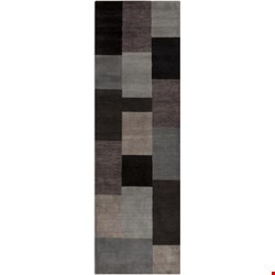 Surya Levit Jet Black (LVT-2000) Rectangle 2'6