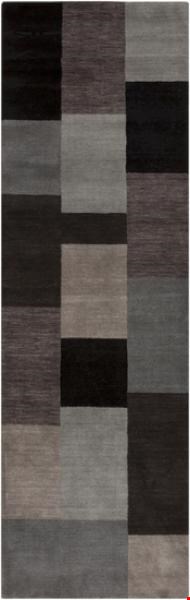 Surya Levit Jet Black (LVT-2000) Rectangle 2'6" x 8'0"