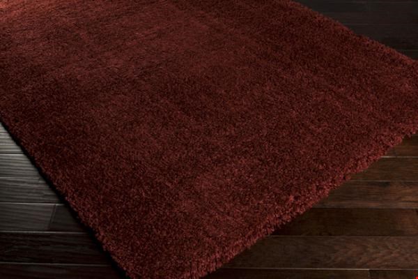 Surya Luxury Shag Carnelian (LXY-1722) Rectangle 1'10" x 2'11"