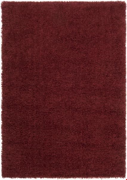 Surya Luxury Shag Carnelian (LXY-1722) Rectangle 5'3" x 7'6"