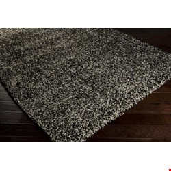 Surya Luxury Shag Coal Black (LXY-1738) Rectangle 6'7