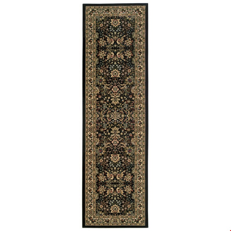 Oriental Weavers Ariana Black (A213K8068235ST) Runner 2'3" x 7'9" Area Rug