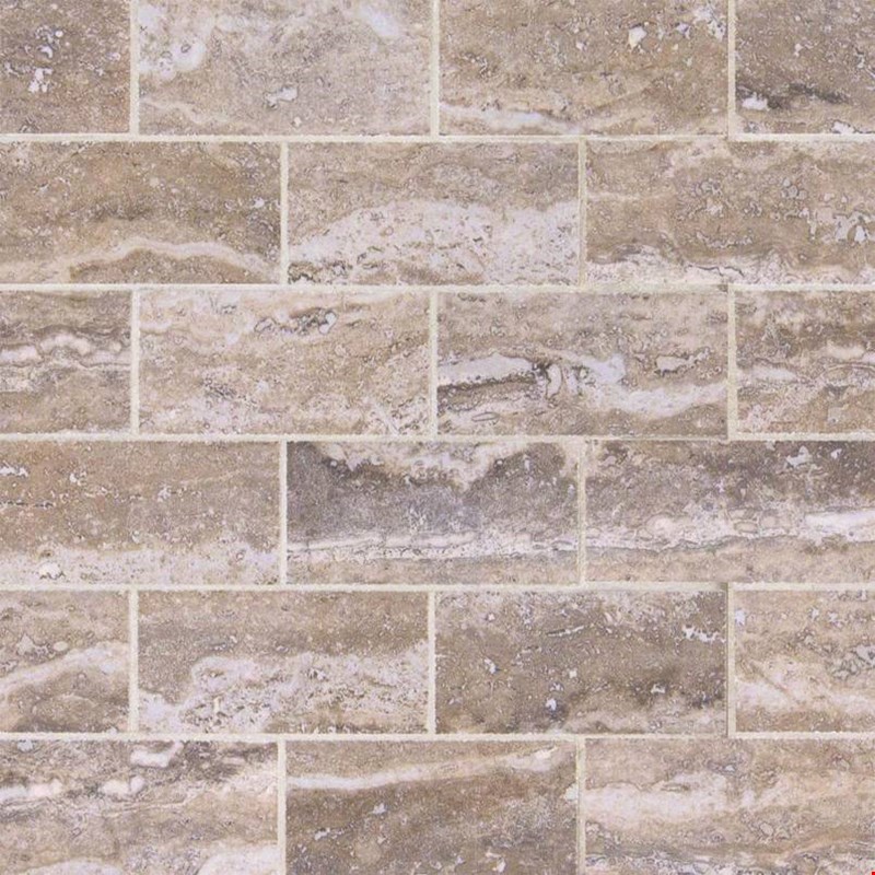 MS International Pietra: Venata Gray 2" x 4" Porcelain Mosaic NPIEVENGRA2X4P