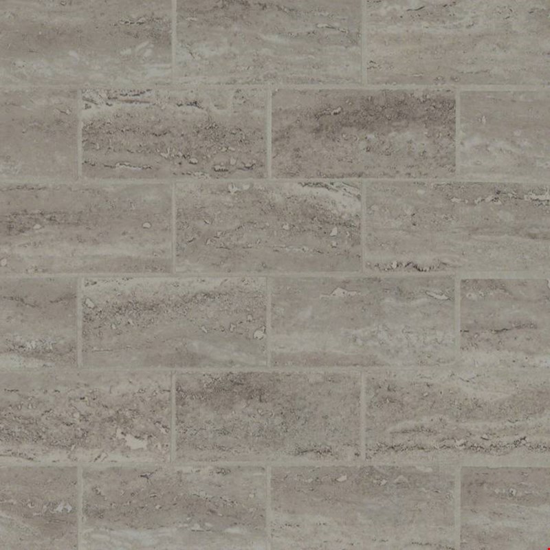 MS International Pietra: Venata White 2" x 4" Porcelain Mosaic NPIEVENWHI2X4P
