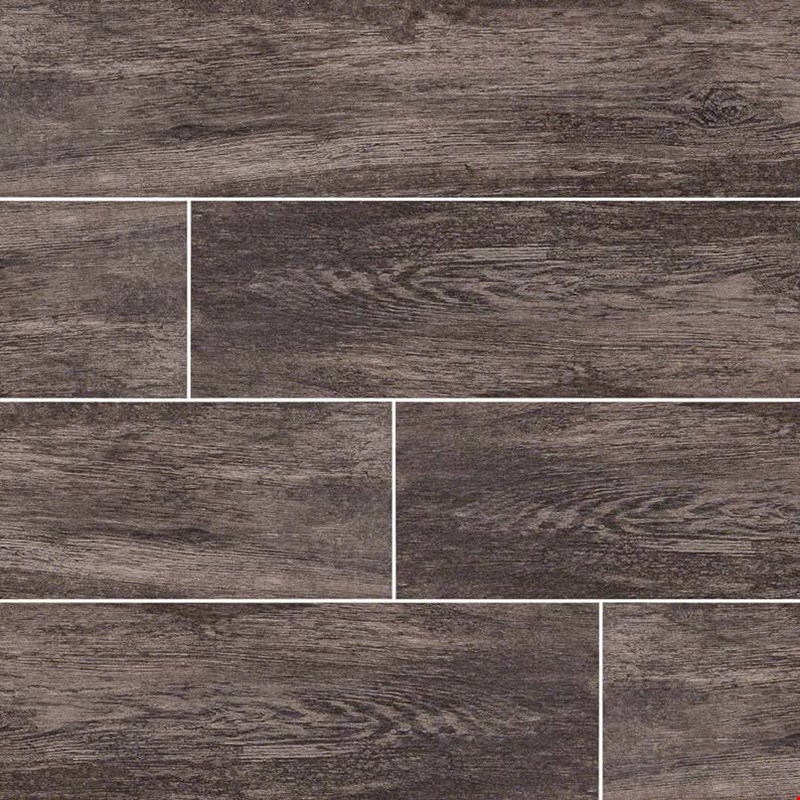 MS International Upscape: Nero 6" x 40" Porcelain Tile NUPSNER6X40
