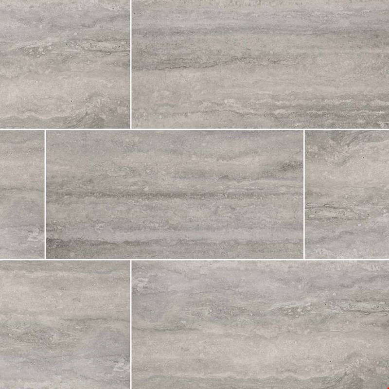 MS International Veneto: Gray 12" x 24" Porcelain Tile NVENEGRA1224