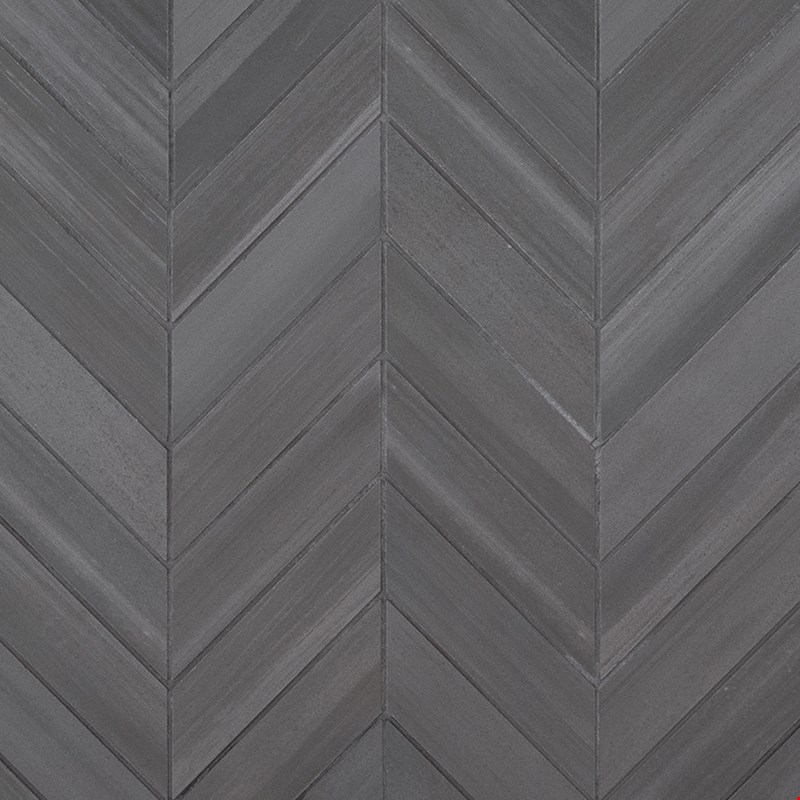 MS International Watercolor: Graphite 12" x 15" Porcelain Mosaic NWATGRACHE12X15