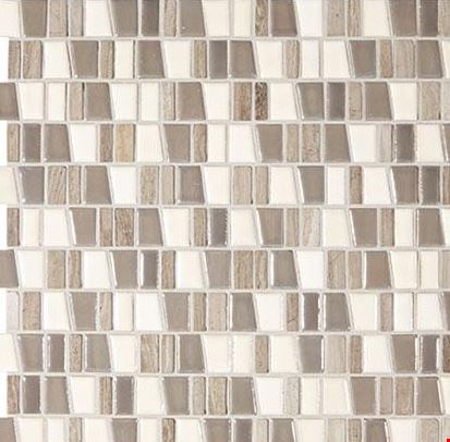 Marazzi Midpark Mosaics: Rainstorm 12" x 12" Random Trapezoid Mosaic MP111RANDMS1P