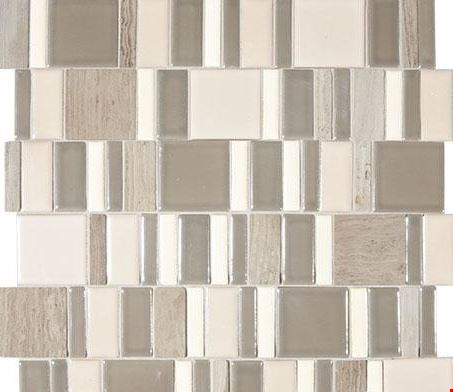 Marazzi Midpark Mosaics: Rainstorm 13" x 13" Random Square Mosaic MP112RANDMS1P