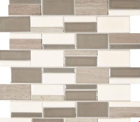 Marazzi Midpark Mosaics: Rainstorm 13" x 13" Random Rectangle Mosaic MP113RANDMS1P