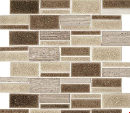 Marazzi Midpark Mosaics: Sandbox 13" x 13" Random Rectangle Mosaic MP083RANDMS1P
