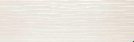 Marazzi Materika: Off White 16" x 48" Wave Rectified Matte Wall Tile MT121648WAVE1P