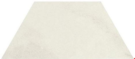 Marazzi Historia: Heirloom White 4" x 8" Half Hex Deco HT2048HALFHEX1P2