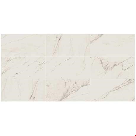 Marazzi Classentino Marble: Palazzo White Matte 24" x 48" Porcelain Tile CT302448MT1P