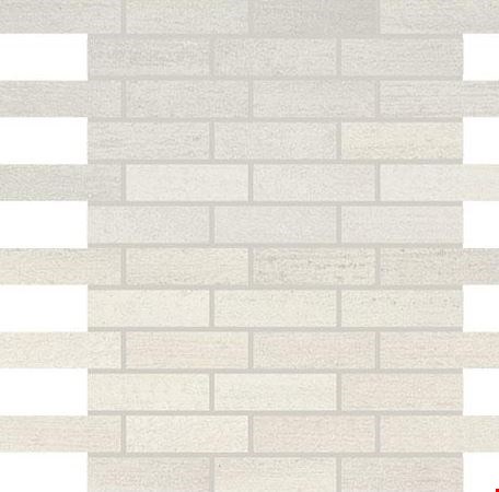 Marazzi Persuade: White 12" x 12" Ceramic Brick Mosaic PS4013BJMS1P2
