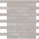 Gray 12" 12" Brick Mosaic PS4213BJMS1P2
