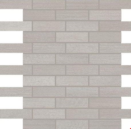 Marazzi Persuade: Gray 12" x 12" Ceramic Brick Mosaic PS4213BJMS1P2