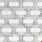 Bianco Dolomite 12" 12" Lynx Mosaic SMOT-BIANDOL-LYNXP