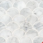Blanco 12" 12" Scallop Mosaic SMOT-CALBLA-SCALOP10MM