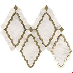 Marazzi Castellina: White/Brass 16