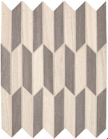 Marazzi Castellina: Gray/Fawn 16" x 12" Polished Neo Arrow Mosaic CT63NEOARXMS1P