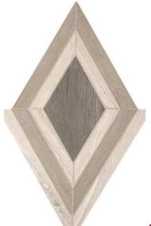 Marazzi Castellina: Gray/Fawn 19" x 12" Honed Diamond Mosaic CT65DIAMONDMS1P