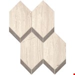 Gray/Fawn 13" 17" Honed Elongated Hex CT69ELONHEXMS1P