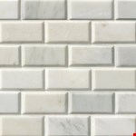 Greecian White 2" 4" Beveled Mosaic SMOT-GRE-2X4PB